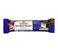 ALNATURA - Barre pâte d'amande pralinée | Savoureuse et onctueuse | Idéale pour un en-cas gourmand | la barre de 40g | LOT DE 8