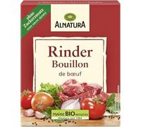 ALNATURA - Bouillon de Bœuf Naturellement Savoureux, Parfait pour Rehausser Vos Plats (66g) - Le Lot De 4