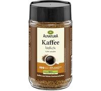 ALNATURA - Café Soluble Bio Arabica et Robusta Lyophilisé - Goût Équilibré - le pot de 100g - Le Lot De 4