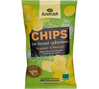ALNATURA - Chips Cuites À La Marmite Romarin Et Sel Marin 125G - Lot De 4