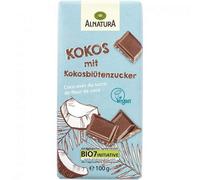 ALNATURA - Chocolat Coco Avec Sirop De Fleur 100G - Lot De 4