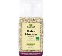 ALNATURA - Flocons d’Avoine Gourmands et Naturels, Texture Tendre pour Recettes Saines (500g) - Le Lot De 4