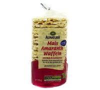 ALNATURA - Galettes Maïs-Amarante, Sel Marin, 115g - Lot De 4