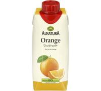 ALNATURA - Jus d’Orange Frais et Naturel, Saveur Intense et Texture Onctueuse (Brique 330mL) - Le Lot De 4