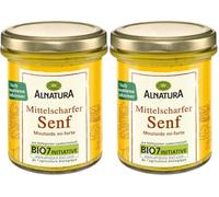 Alnatura Moutarde Bio Delikatess 185 ml (Lot de 2)