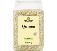 ALNATURA - Quinoa Bio - Léger Goût de Noix, Cuisson 20-25 min - Salade, Soupe ou Accompagnement - le paquet de 500g - Le Lot De 4