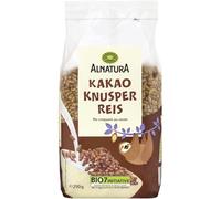 ALNATURA - Riz croquant au cacao | Saveurs gourmandes pour un petit déjeuner onctueux | Idéal pour démarrer la journée | le paquet de 250g | LOT DE 3