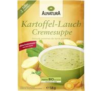 ALNATURA - Velouté Onctueux Pommes de Terre & Poireaux, Saveur Douceur Réconfortante (58g) - lot de 4 - Vendu par Lot