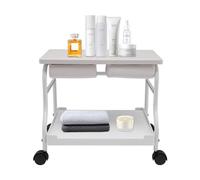 Alnemy Chariot portable pour salon de beauté ou salon de manucure - Chariot portable avec roues et repose-pieds - Chariot de service pour salon de beauté ou pédicure, MR2GOBY4WDZT8-GUANBO