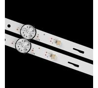 ALNENWT Bande de rétro-éclairage LED for TV NEO 32 pouces, 2 pièces/ensemble, MC-32A06X MS-T320-3030-08A 32A/3210 JS-ME32M106ED.908L 6LED 3V 585MM(10pcs 5TV)