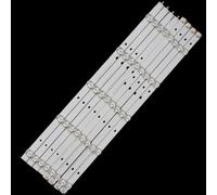 ALNENWT Bande de rétroéclairage LED 8/16 pièces, 10 lampes, compatible avec Hisense 49 LED49EC520UA, LED49EC620UA, HD490DU-E31, 4X10, 49K300U, H49M3000, LED49K300U(2TV(16PCS))