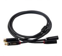 ALNHY Câble D'interconnexion Audio HiFi Symétrique En Cuivre Pur, 3 Broches Femelle Vers Mâle(1.5 Meters)