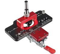 ALNHY Gabarit De Perçage For Charnières Invisibles De 35 Mm, Guide De Perçage For Le Travail Du Bois, Outil D'ouverture De Trous En Alliage D'aluminium, Gabarit De Poinçonnage