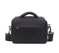 ALNHY Sac en Nylon for Appareil Photo Reflex Numérique/SLR - Bandoulière Simple avec Séparateurs Réglables, Étui Compact for Appareils Photo Hybrides, Objectifs Et Accessoires(Svart)
