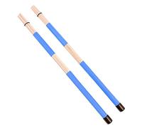 Alnicov 1 paire de baguettes de batterie jazz en bambou, portable et solide, pour musique folk jazz, bleu