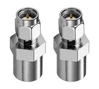 Alnicov 2 pièces adaptateur d'antenne 4G adaptateur SMA mâle vers FME mâle pour routeur d'antenne 2G 3G 4G LTE UMTS haut débit Mobile WLAN sans fil