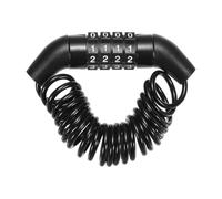 Alnicov 2 pièces antivol de Casque 1,5 m câble antivol à Combinaison à 4 Chiffres pour vélo vélo Snowboard Casque de vélo Casque de Moto