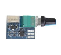 Alnicov 2 pièces contrôleur de vitesse de ventilateur, contrôle de ventilateur PWM, contrôleur de vitesse de contrôleur PWM de thermostat à 4 fils DC 12 V avec interrupteur