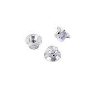 Alnicov 3 pièces boutons de commande de guitare en métal 6mm de diamètre boutons de Volume de tonalité pour guitare électrique Strat Stratocaster