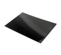 Alnicov 3 Plis Pickguard Matière Plaque De Grattage Vierge Pick Guard Sur Mesure 440X290X2.2Mm - Noir