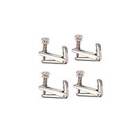 Alnicov 4 pièces/ensemble accordeur de corde de violon ajusteurs de réglage fin pièces de rechange pour 3/4 4/4 violon argent