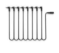 Alnicov 8 voies Daisy Chain Cordon d'alimentation Câble d'alimentation de guitare pour pédales d'effet de guitare