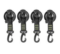 Alnicov Ancre à Ventouse Robuste avec Crochet de Fixation, Accessoire de bâche de Camping pour Camping-Car, Camion, Bateau et Maison, 4 pièces