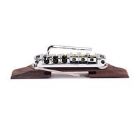 Alnicov Chevalet en palissandre plaqué chrome pour guitare jazz