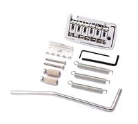 Alnicov Chevalet trémolo robuste pour guitare électrique avec barre de vibrato pour guitare Strat Squier à 6 cordes de rechange