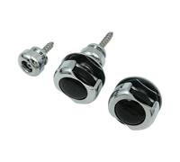 Alnicov Double Design Sangle de Guitare Verrouille la Sangle de Guitare à Dégagement Rapide de Sécurité Bouton de Verrouillage pour Guitare Acoustique Électrique, Basse, Sangle de Ukulélé