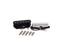Alnicov Ensemble de micros de guitare modernes avec micro manche et pont pour remplacement de pièces de guitare électrique de Style Tele Telecaster avec marque L