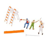 Alnicov Figurine Miniature en résine 1/87 2 cm, modèle réduit de Train, scène ferroviaire avec échelle, Figurine Peinte par Un Artiste pour Diorama et Micro Paysage