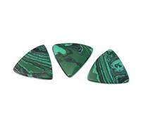 Alnicov Guitar Picks Natural Stone Plectrums Picks for Bass Guitar Ukulele Accessory Set of 3