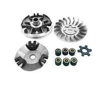 Alnicov Kit complet de variateur pour JOG Tng Adly Aprilia 50 cc 49 cc 2 temps Kit d'embrayage