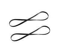 Alnicov Lot de 2 courroies de rechange pour lecteur de disque vinyle rétro compatible avec tous les types de platines à courroie - 270 mm de long