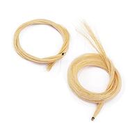 Alnicov Lot de 2 poils professionnels pour archet de violon 80 cm en crin de cheval de Mongolie pour accessoires de violon