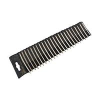 Alnicov Lot de 24 frettes de guitare en cuivre nickelé 2,9 mm pour guitare acoustique électrique 24 frettes Argenté