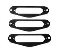 Alnicov Lot de 3 bagues de montage en métal pour guitare électrique TL Noir