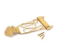 Alnicov Lot de 6 cordiers trapèze pour guitare électrique jazz Archtop avec cadre filaire creux semi-creux Doré