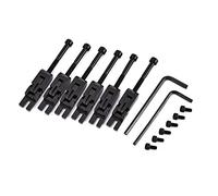 Alnicov Lot de 6 selles de trémolo à double système de verrouillage pour guitare Floyd Rose avec vis de verrouillage