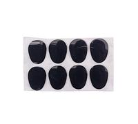 Alnicov Lot de 8 patchs pour bec de saxophone alto/ténor Noir 0,8 mm
