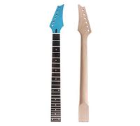 Alnicov - Manche de guitare électrique en érable et palissandre 24 frettes de rechange pour guitare IBZ, bleu