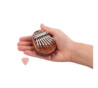 Alnicov Mini kalimba 8 touches en bois acajou de haute qualité