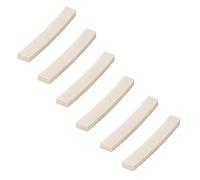Alnicov Northwest Guitars Lot de 6 sillets en os pour guitare électrique Stratocaster Telecaster 44,5 mm