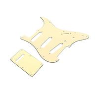 Alnicov Northwest Guitars - Pickguard de rechange et plaque arrière pour guitare Stratocaster 11 trous, crème