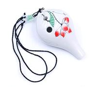 Alnicov Ocarina/ocarina 6 trous peint à la main Lotus Style bouteille de vin Alto C Beau design, parfait pour les débutants