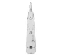 Alnicov Outil de Perforation Ethernet RJ45 Cat5 Cat6 Ca7 Réseau Télécom Prise de câble téléphonique Impact IDC Perforation de données avec décapant Combo Outil d'insertion de Terminal Blanc