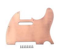 Alnicov Pickguard de guitare en métal 8 trous pour guitare Fender Telecaster Tele TL américaine/mexicaine Bronze