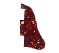 Alnicov Pickguard pour guitare Gibson ES-335, style court (3 plis, rouge tortue)