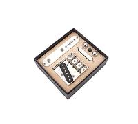 Alnicov Pickups Alnico V pré-câblés - Plaque de commande à 3 voies avec boutons de volume - Ensemble de micros pour guitare électrique Telecaster TL